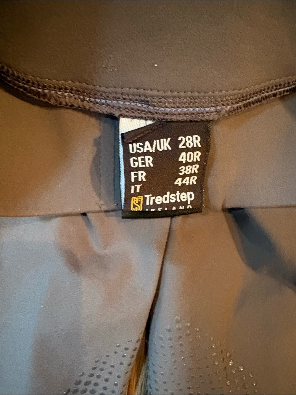 Tredstep Women Gray Equestrian Breeches with Silicone Grip - Picture 3 of 3